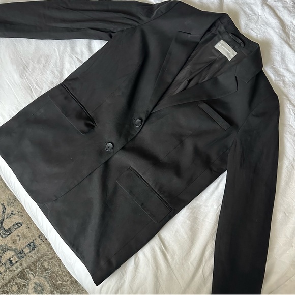 Everlane linen blend oversized blazer size 2 - Picture 10 of 14